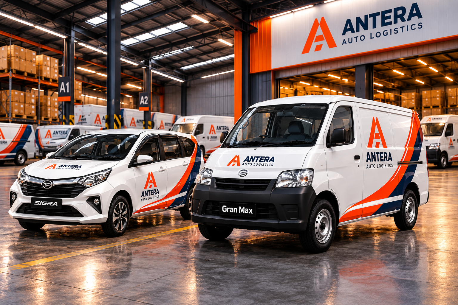 Visual armada logistik ANTERA